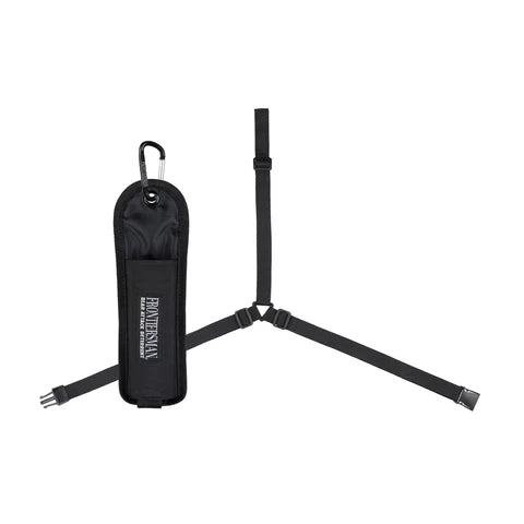 Chest holster for bear spray with adjustable straps for secure and comfortable carry