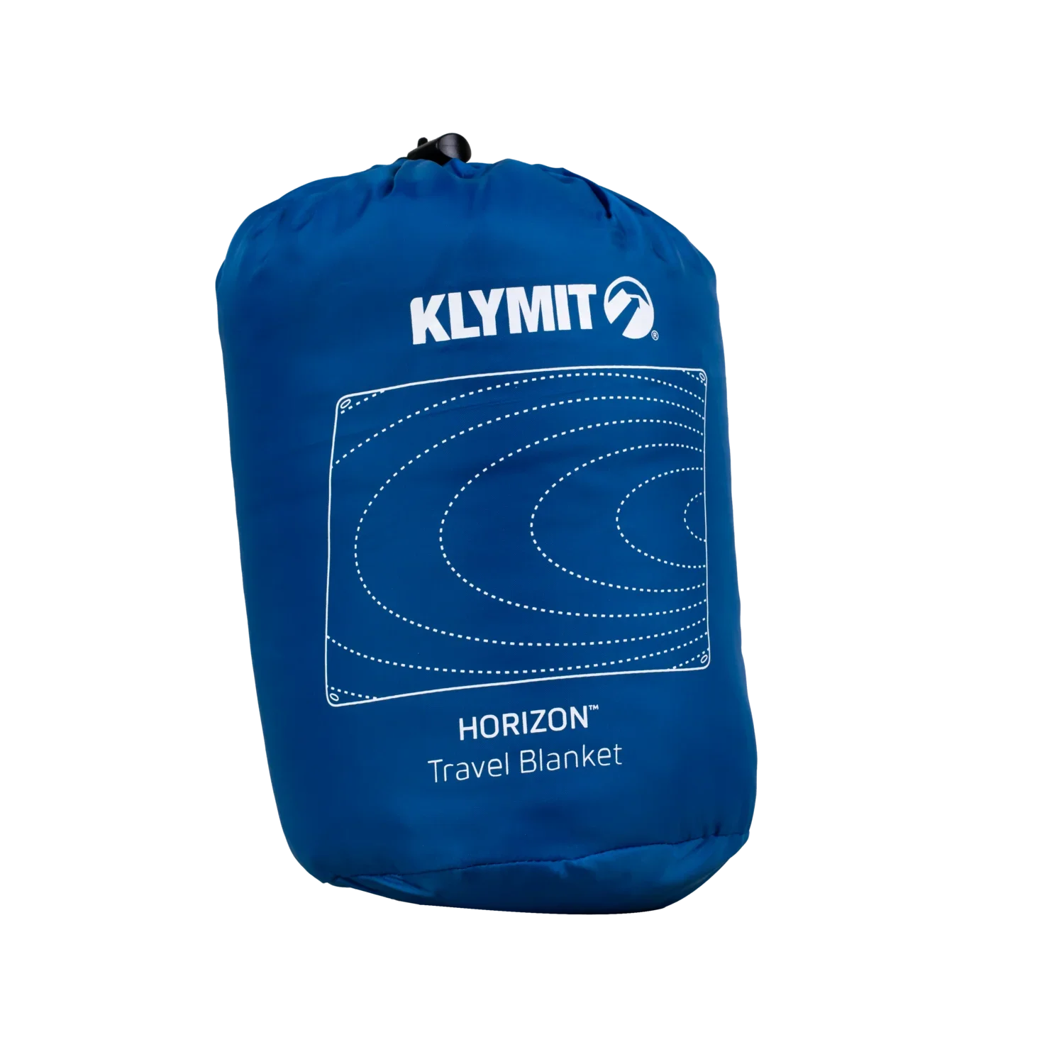 Horizon blanket compressed into travel sack for backpack camping trips