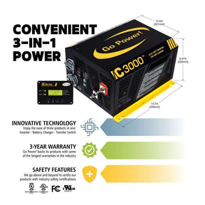 Go power IC3000 solar inverter 