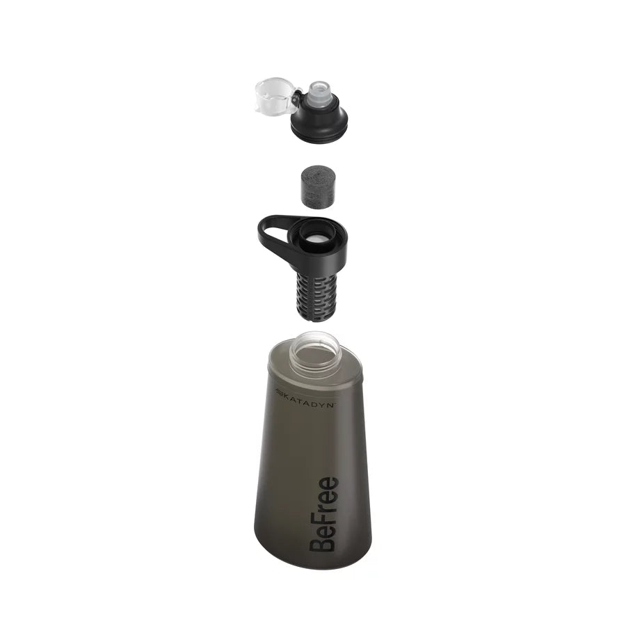 Katadyn BeFree AC water filter with 1 litre SoftFlask and flip cap