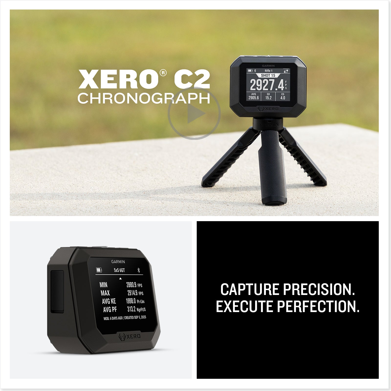 Garmin Xero C2 chronograph with Bluetooth and Applied Ballistics integration