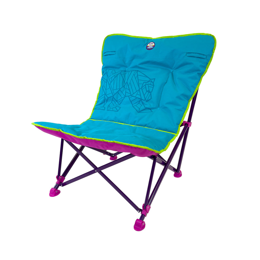 Kuma Limited Edition Aurora Padded Flip Chair 2026 outdoor camping chair in Aurora pattern