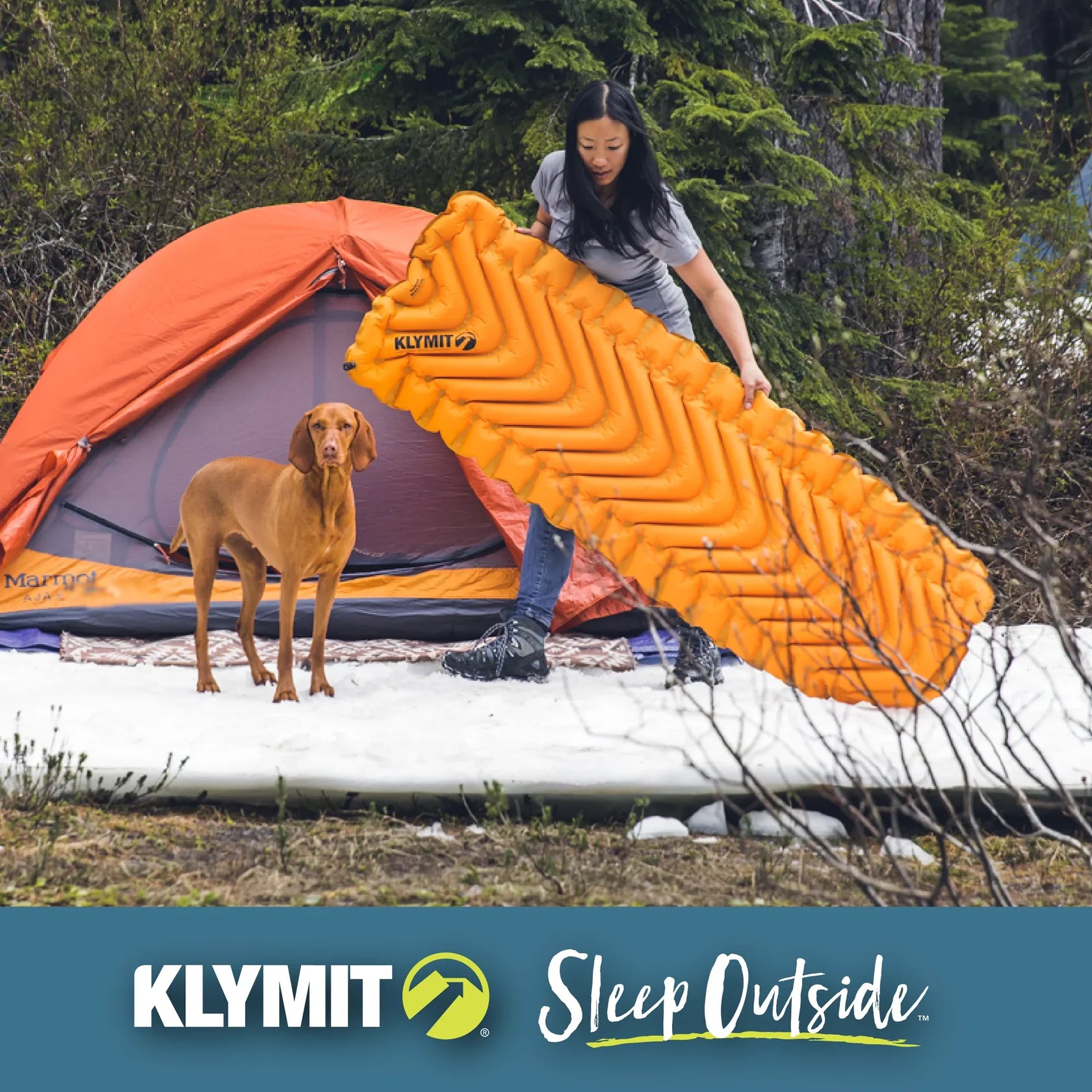 Klymit Insulated Static V Lite™ - 4-season comfort with a 4.4 R-value. Lightweight and compact design for backpackers. Klymalite™ insulation for warmth. Durable 30D polyester material. Ideal dimensions of 72 x 23 x 2.5 in