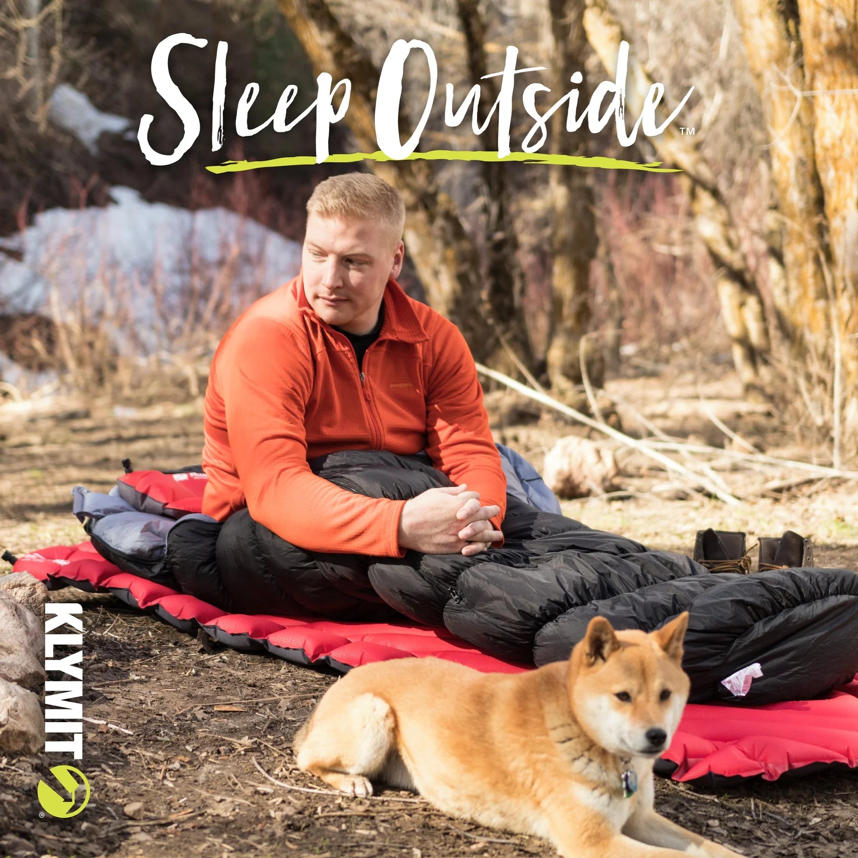 Klymit Insulated Static V Luxe Slapping Pad- Red