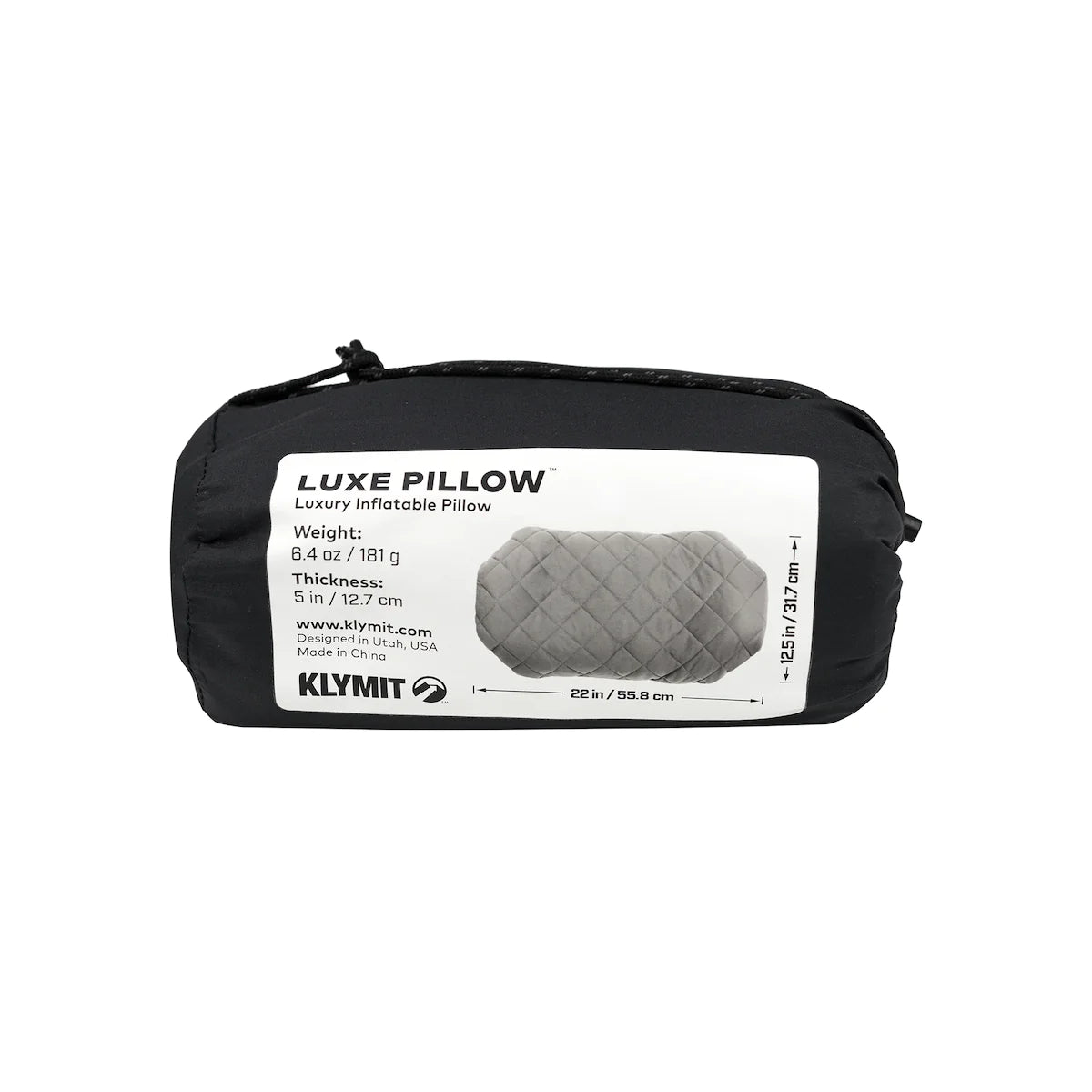 Klymit Luxe Pillow- Gray