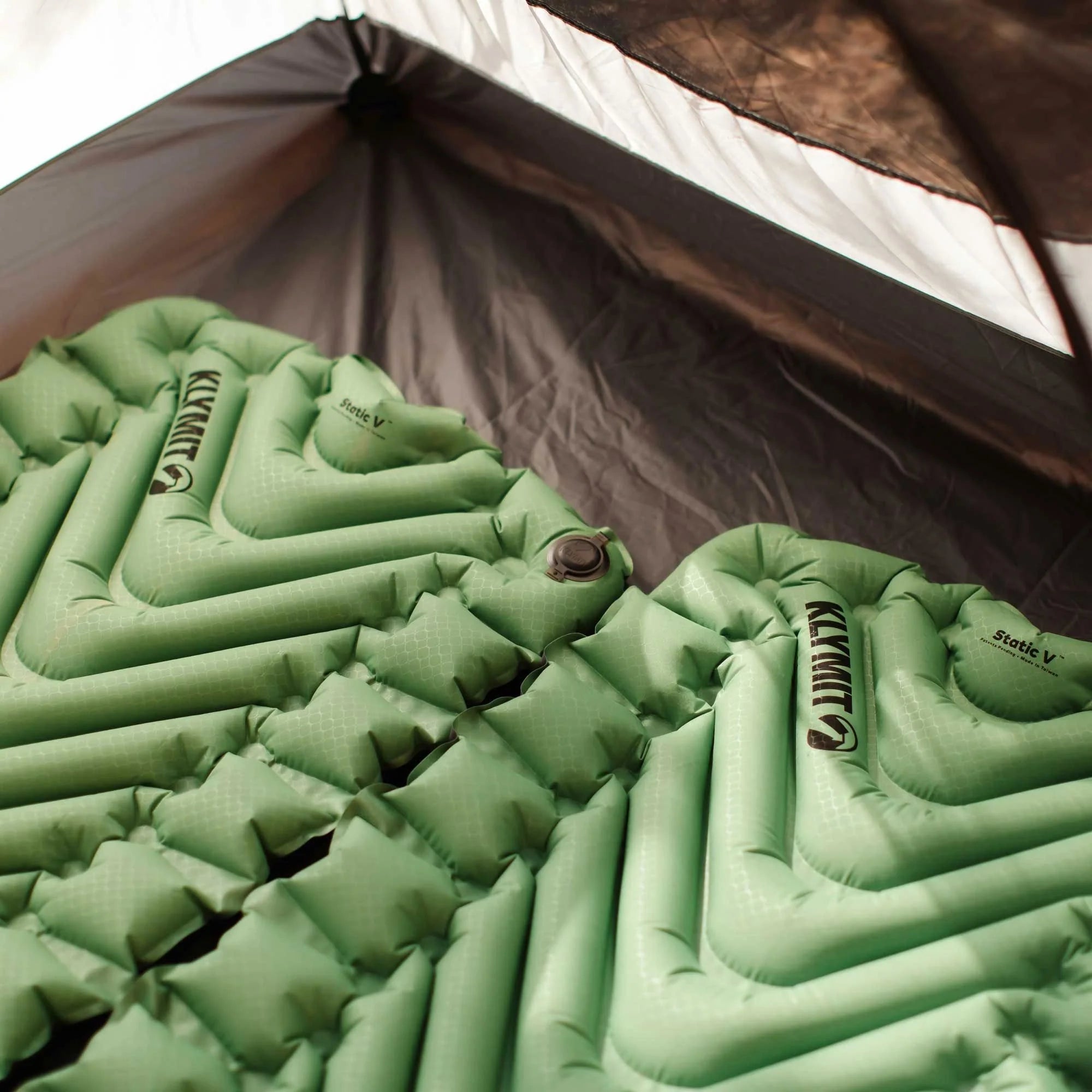 Static V™ sleeping pad with an R-Value of 1.3, ideal for warm-weather camping.