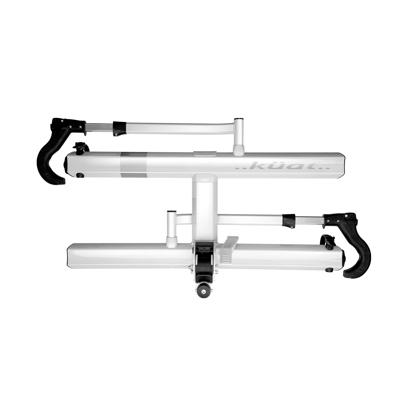 Sherpa 2 bike rack, Pearl with silver anodize. 