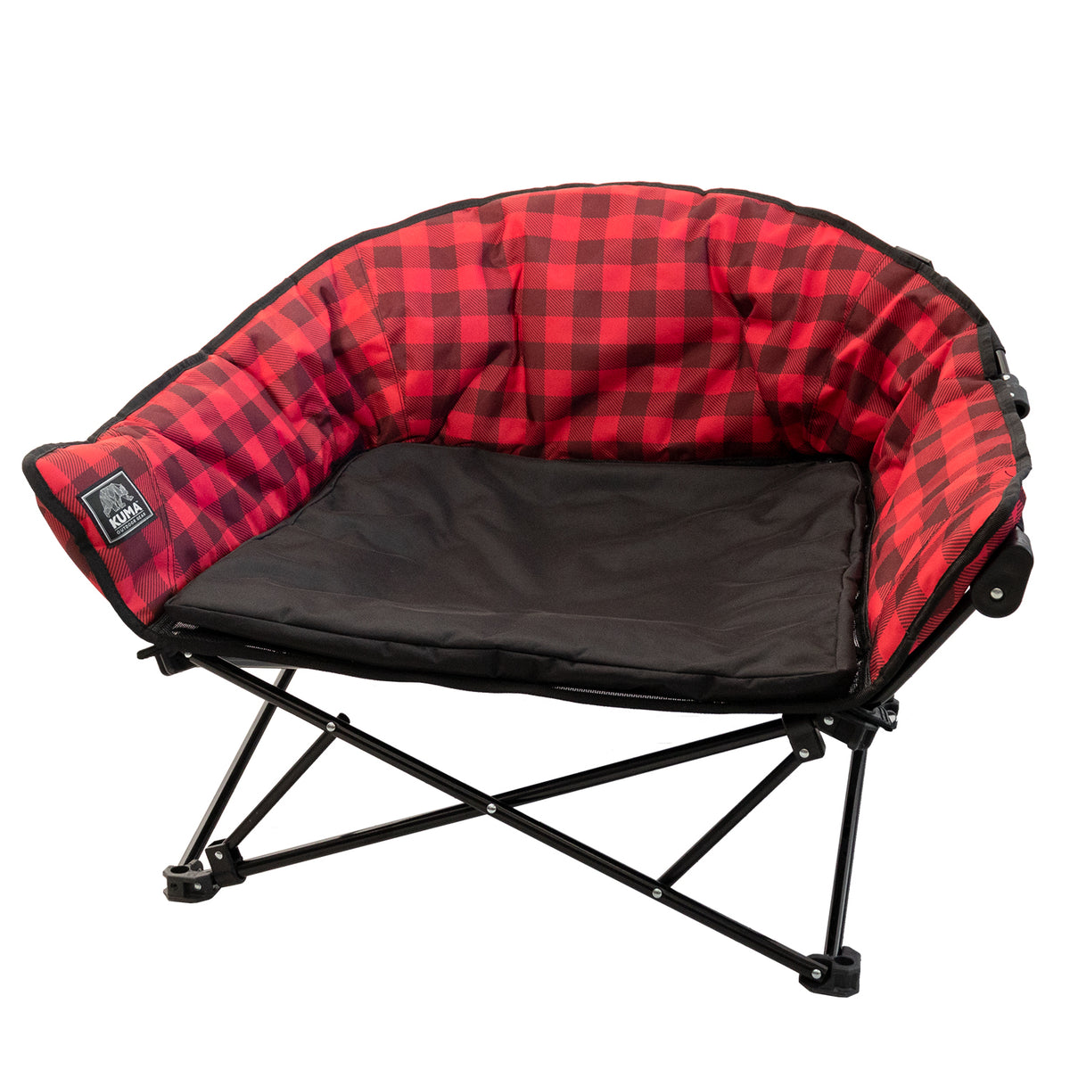 Dog bed, Red plaid
