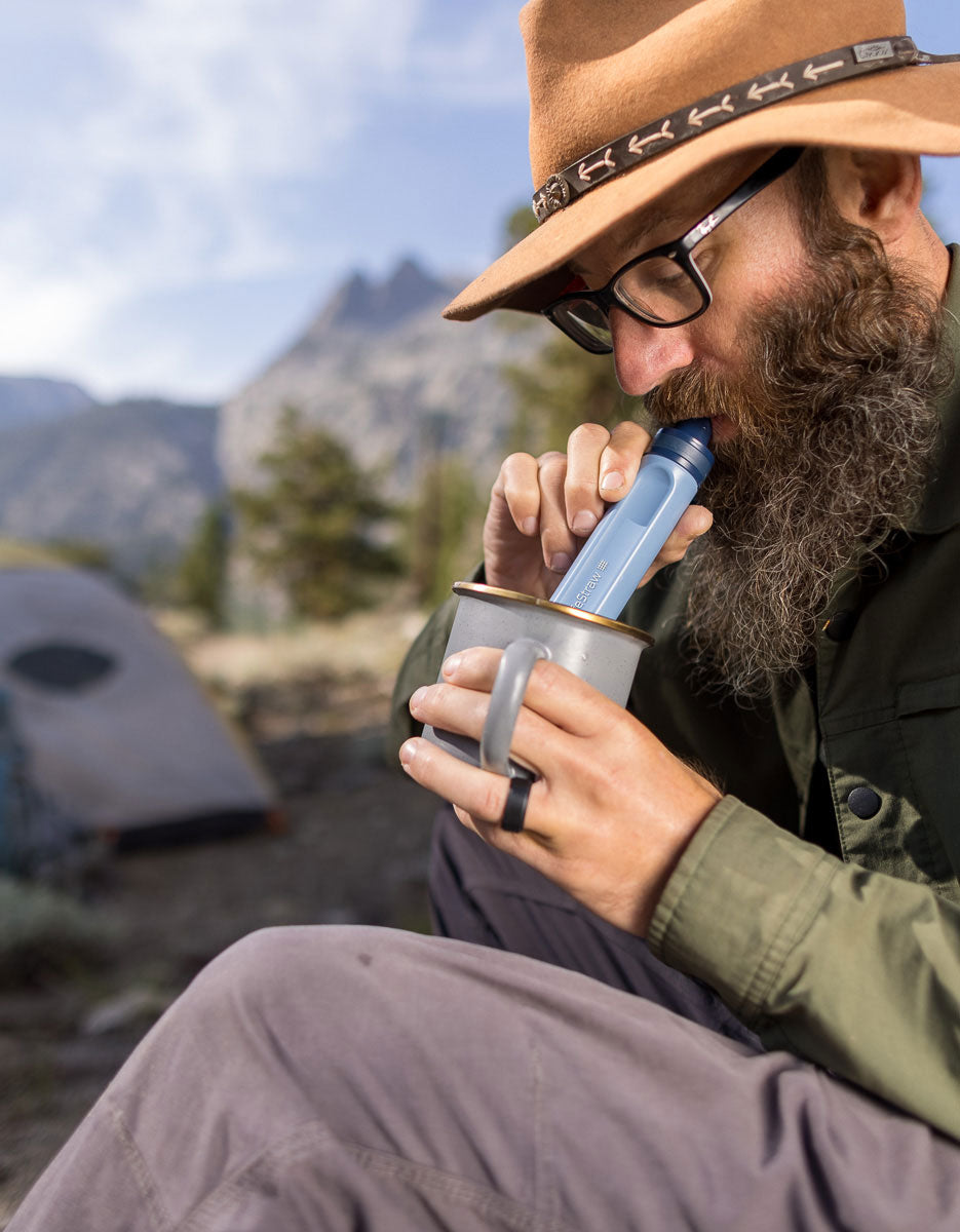 Drink water from anywhere with tehis water filter 