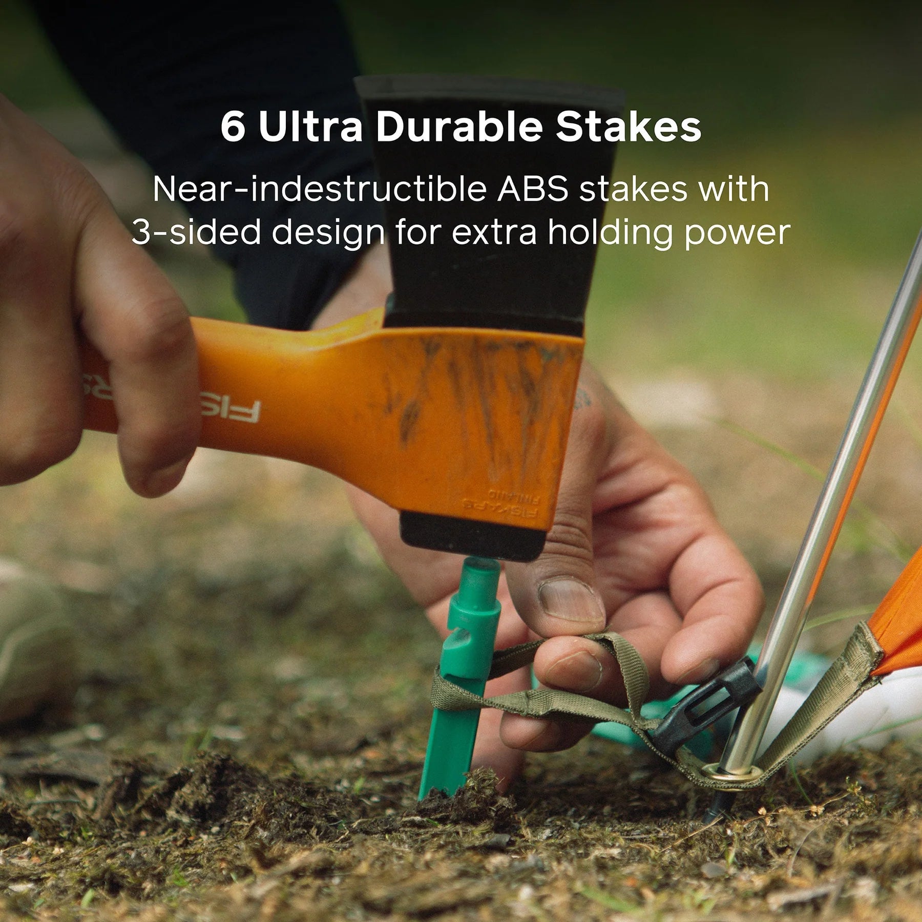 Compact lighting kit illuminating up to 1000 sq. ft for camping or backyard use

