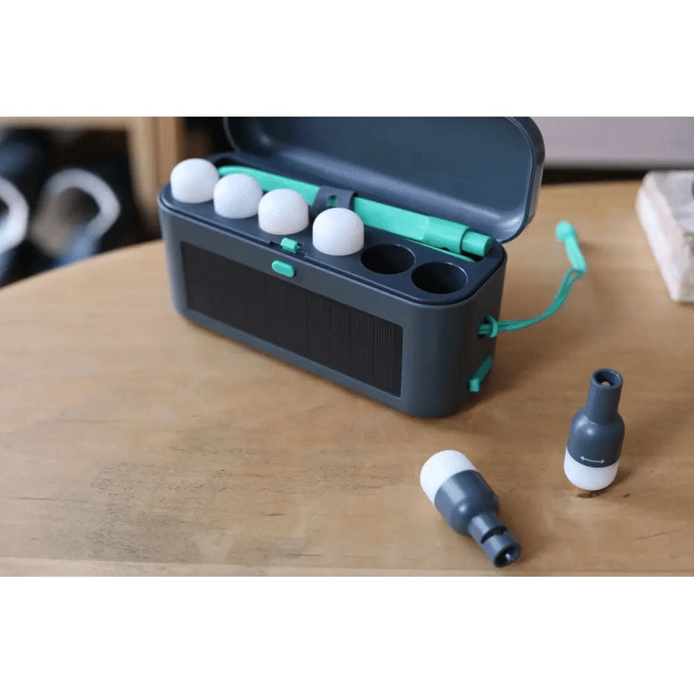 Versatile overhead or ground stake lights for tents and outdoor spaces

