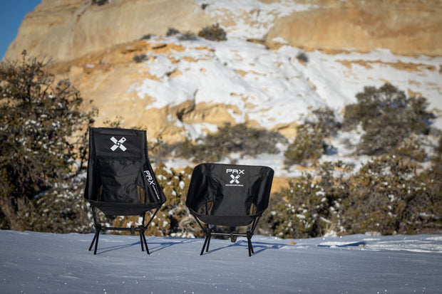 Lightweight RotopaX camping chair for overland travel