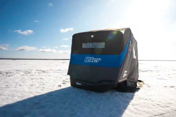 Otter XTR Lodge X-Over interior ice fishing shelter