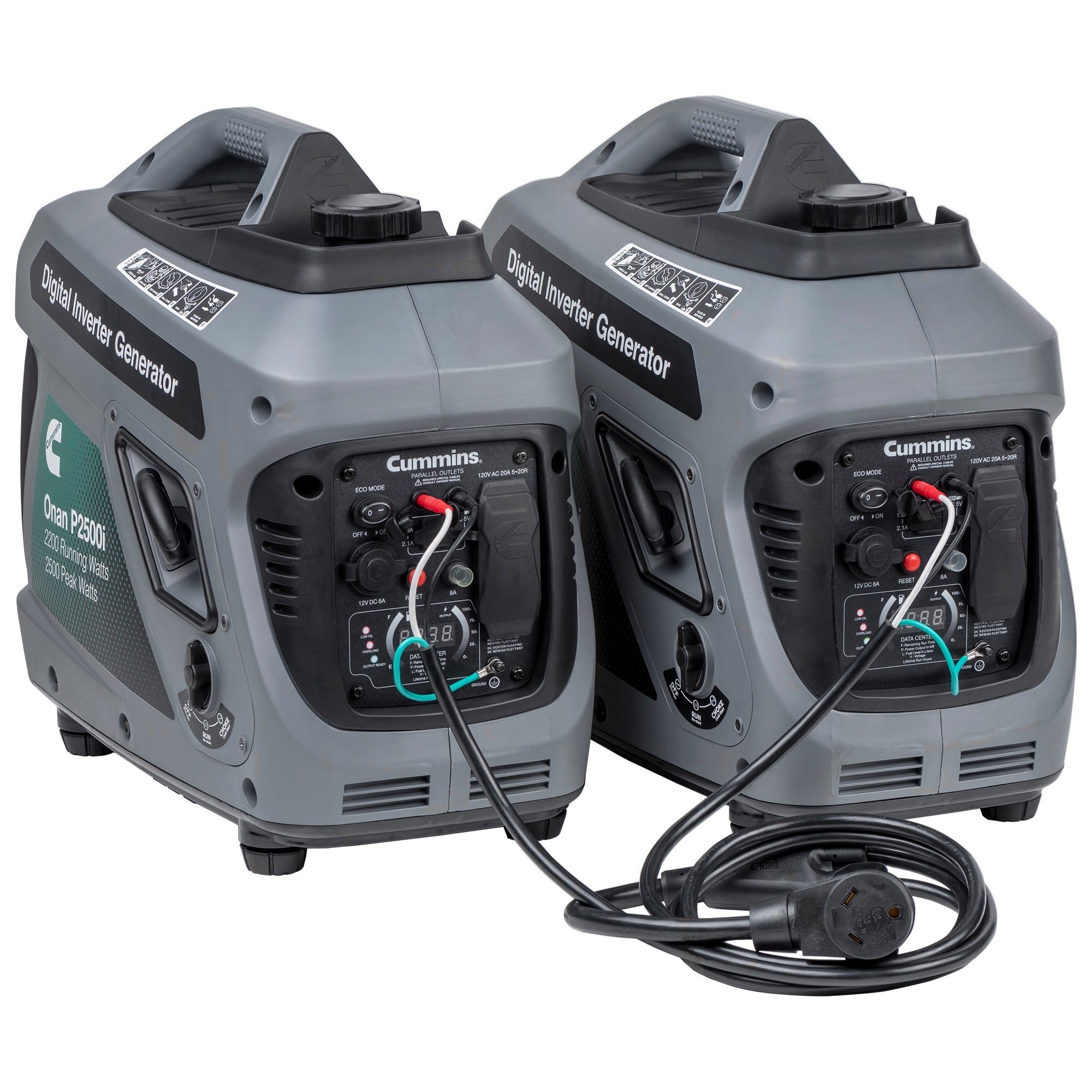 Cummins Onan P2500i Parallel Kit with 30 Amp TT-30R Receptacle for Dual Generator Setup


