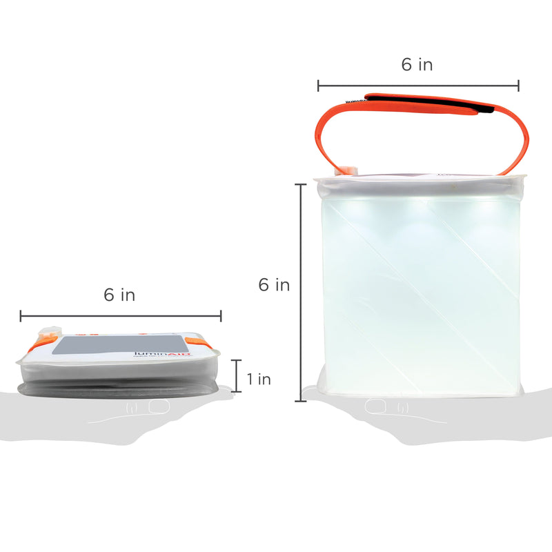 Extra-large 4000mAh battery capacity of the Titan Lantern, capable of charging phones 2-3 times or powering a tablet.