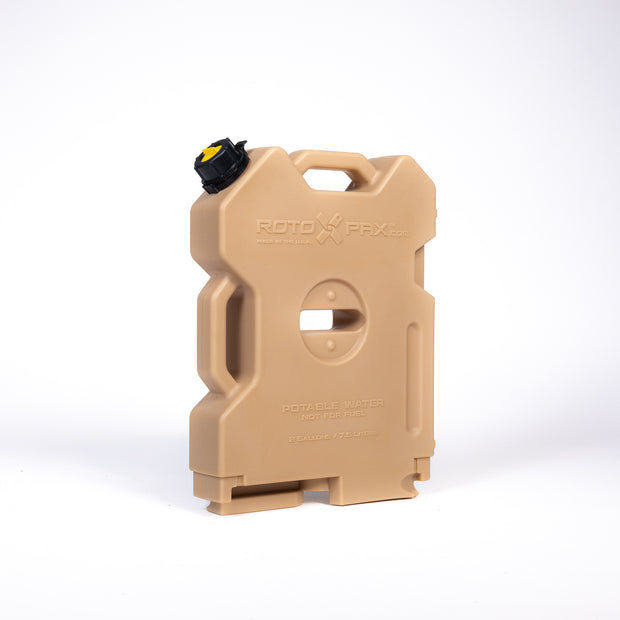 Durable white RotopaX water pack with sure-seal gasket