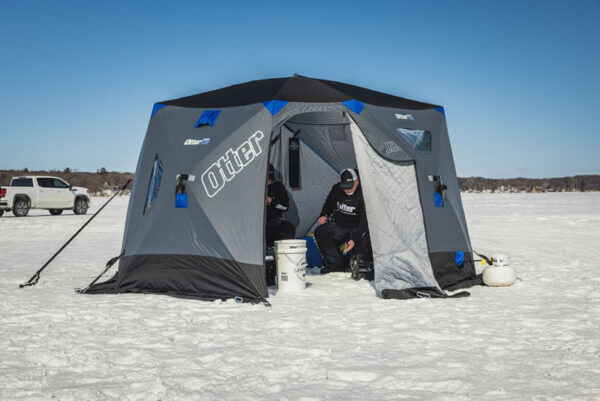 Otter Vortex Pro Resort insulated ice fishing shelter