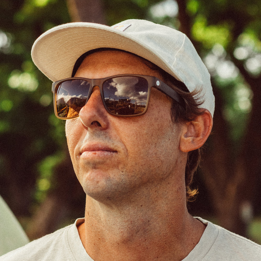 Sunski Puerto polarized sunglasses with grey slate tint lenses