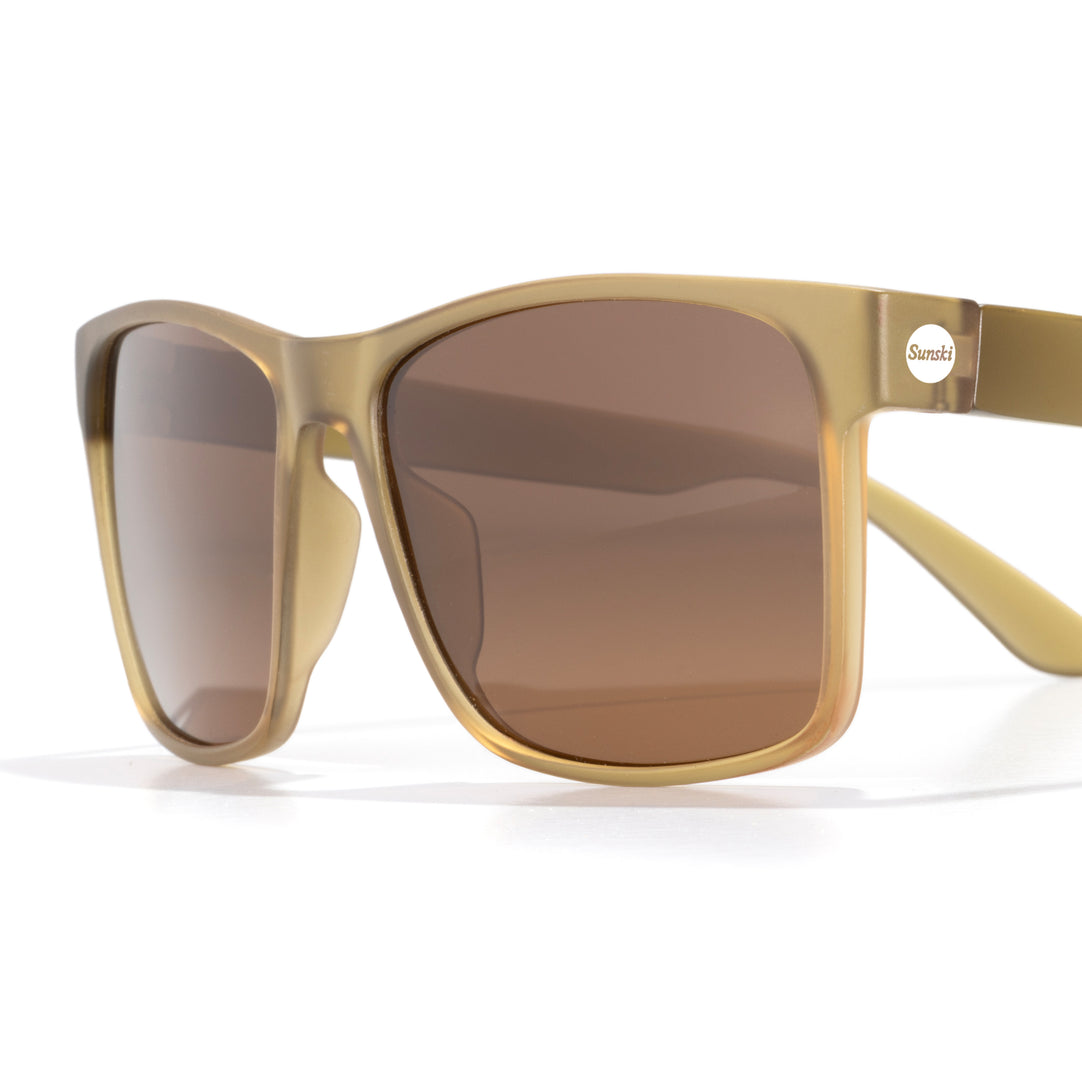 Sunski Puerto large fit sunglasses with green forest tint lenses