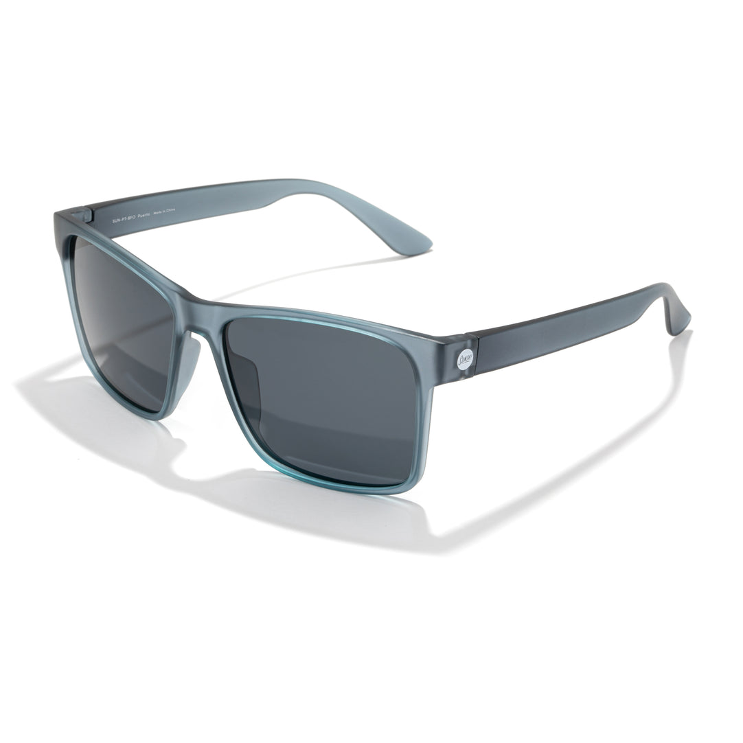 Rectangular polarized sunglasses with ultralight recycled frame Sunski Puerto