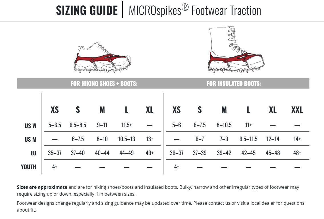 MICROspikes Ghost™ Footwear Traction