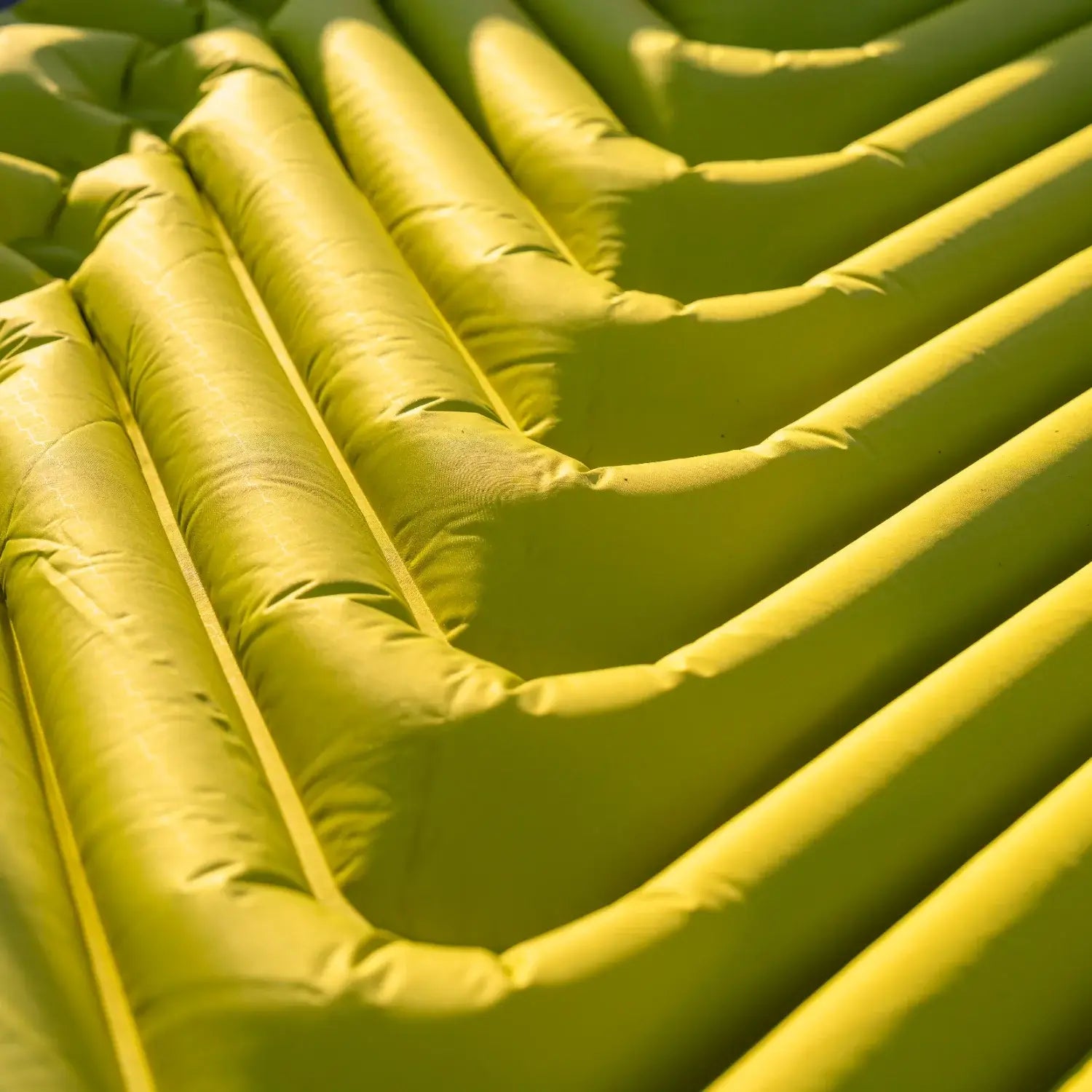 Klymit sleeping pad with low-profile Flip Valve for fast inflation