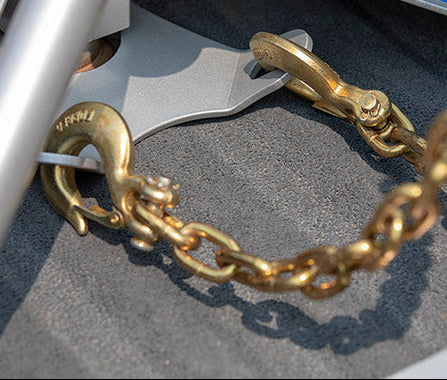 Safety chain mounting plate for Andersen Ultimate Connection hitch