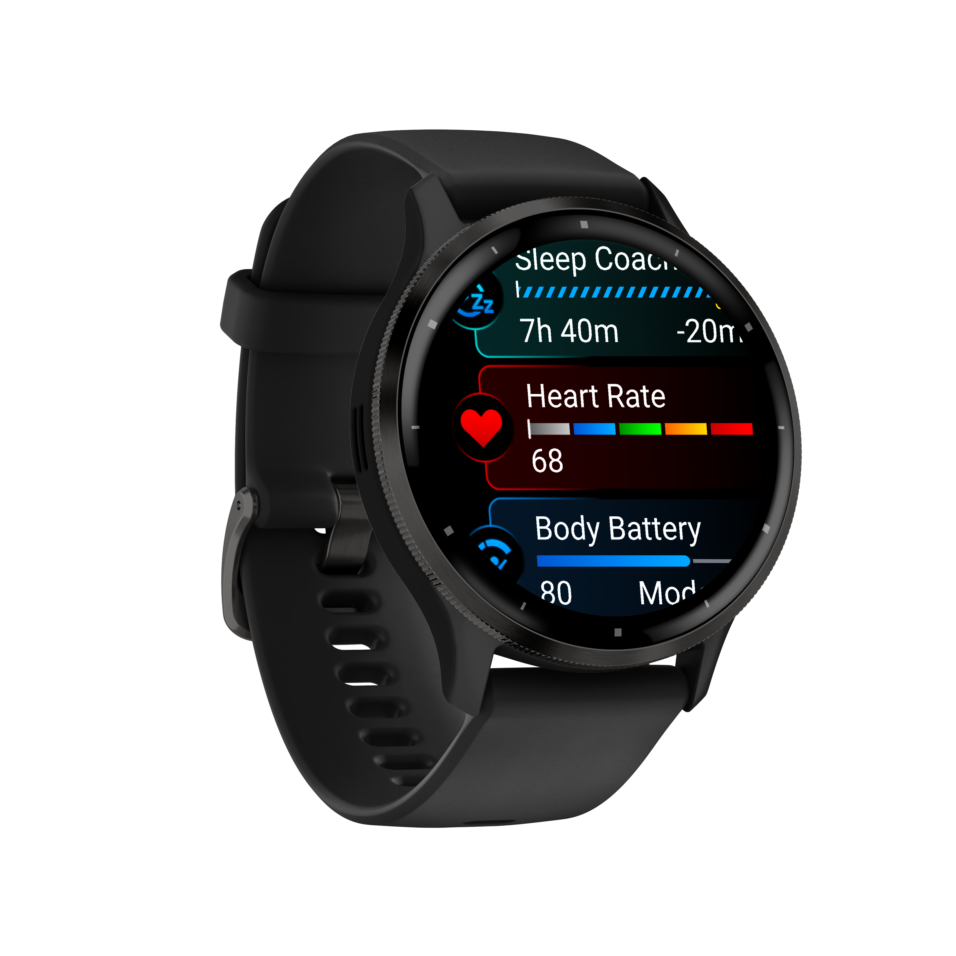 track your heart rate, sleep and body battery on venu 3 GPS watches