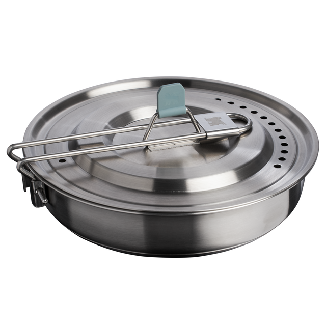 Stanley Wildfare 1 QT stainless steel fry pan cookset with accessories