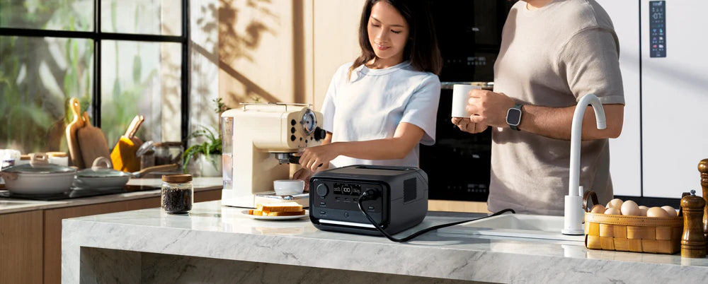 EcoFlow RIVER 3 Plus UPS power station with under 10 ms auto-switch