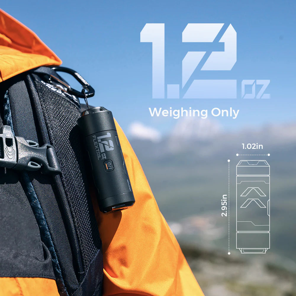 Compact mini air pump for backpacking, hiking, and outdoor adventures