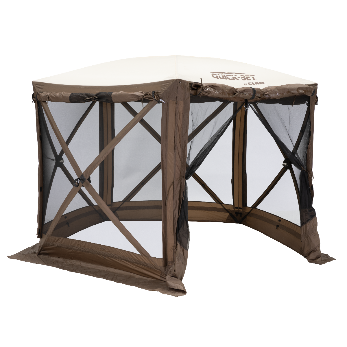 Quick-Set Adventure screen tent packed inside oversized carry bag for easy transport.