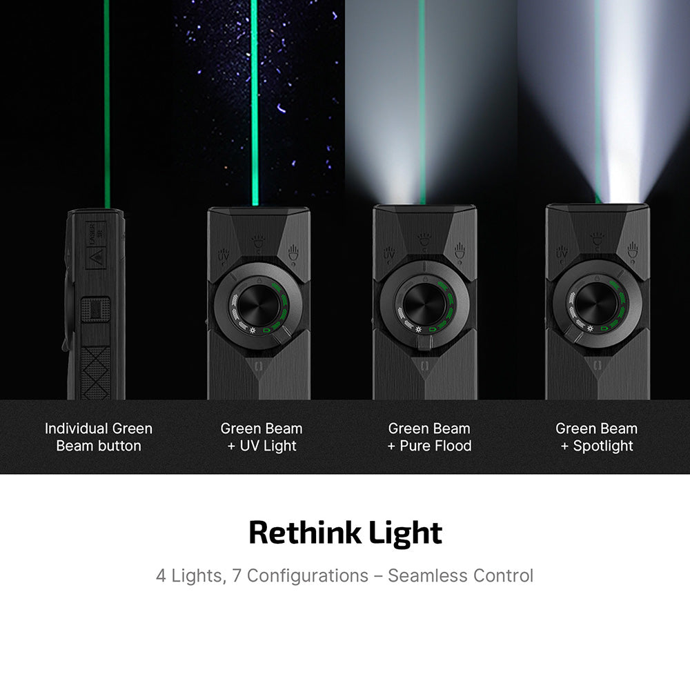 Olight ArkPro flashlight lighting modes and selector controls