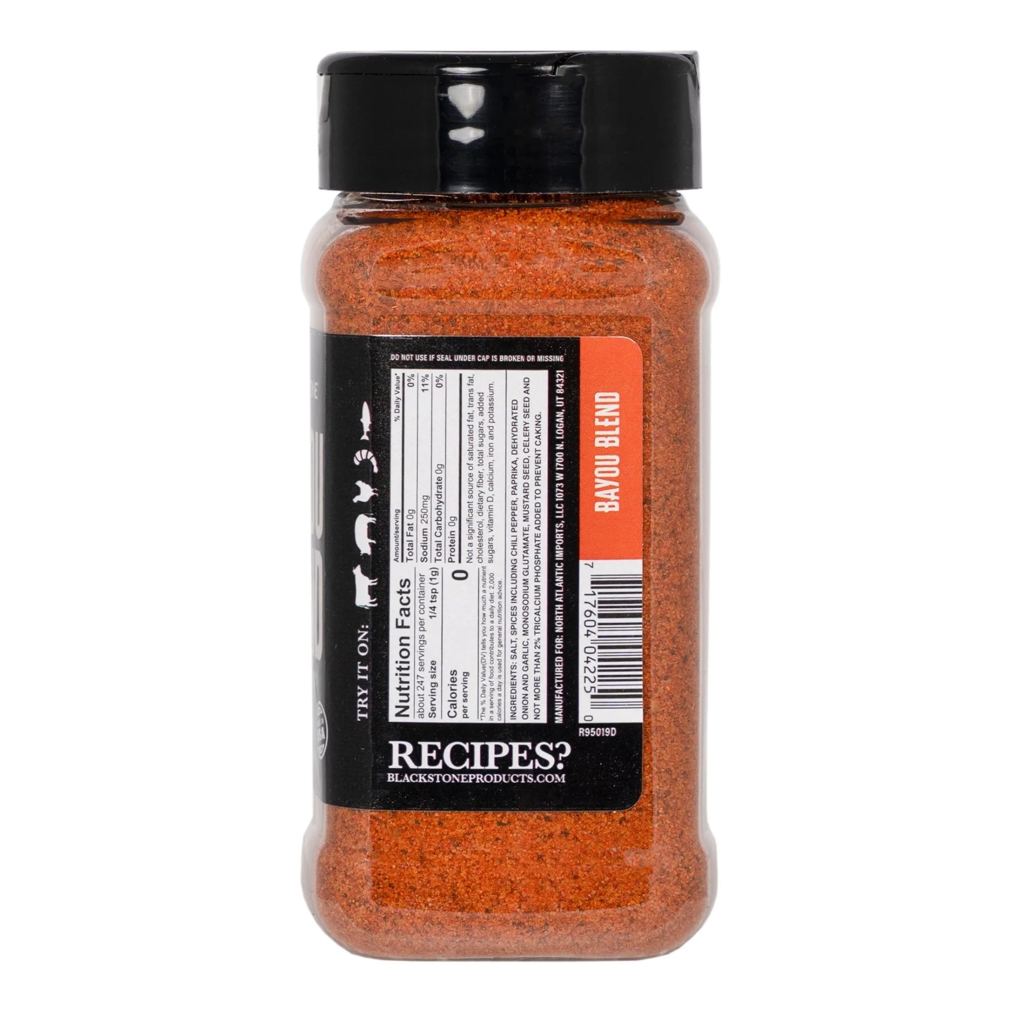 Blackstone Bayou Blend seasoning 8.7 oz spice mix for BBQ cooking