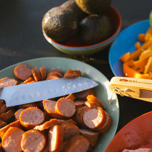 GSI Outdoors Cascadian individual table setting packed in mesh bag