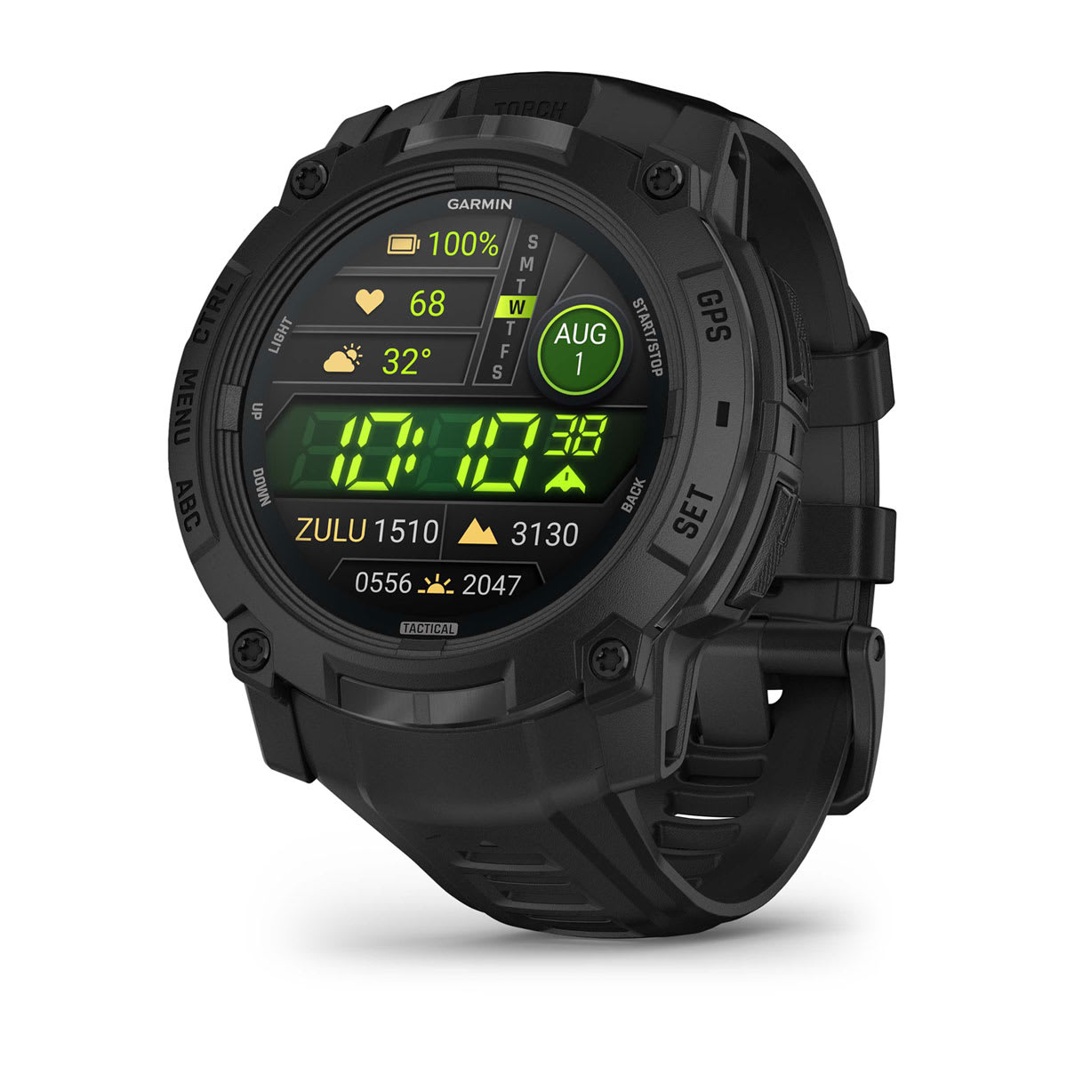 Garmin Instinct 3 AMOLED Tactical GPS smartwatch rugged outdoor watch black band