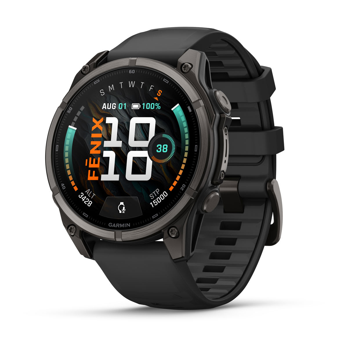 Garmin fēnix 9 Pro inReach GPS multisport smartwatch with titanium case