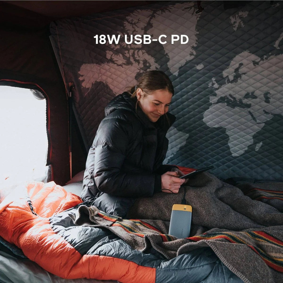 Fast USB-C PD Power Bank – Lightweight and Packable Power for Life Off-Grid









