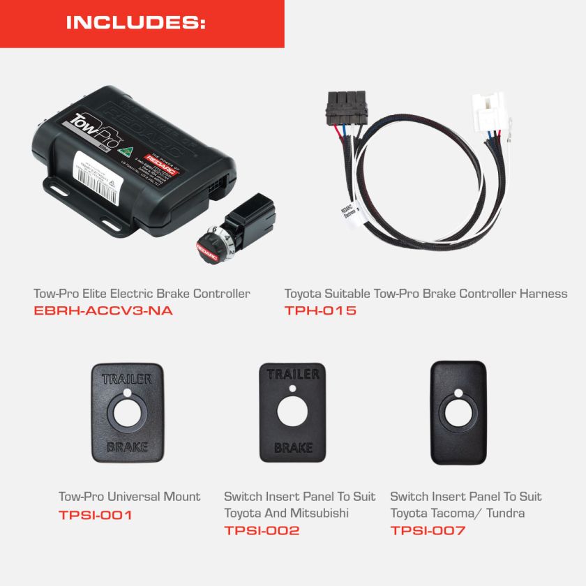 Toyota Tundra Tow-Pro Elite Electric Brake Controller Kit