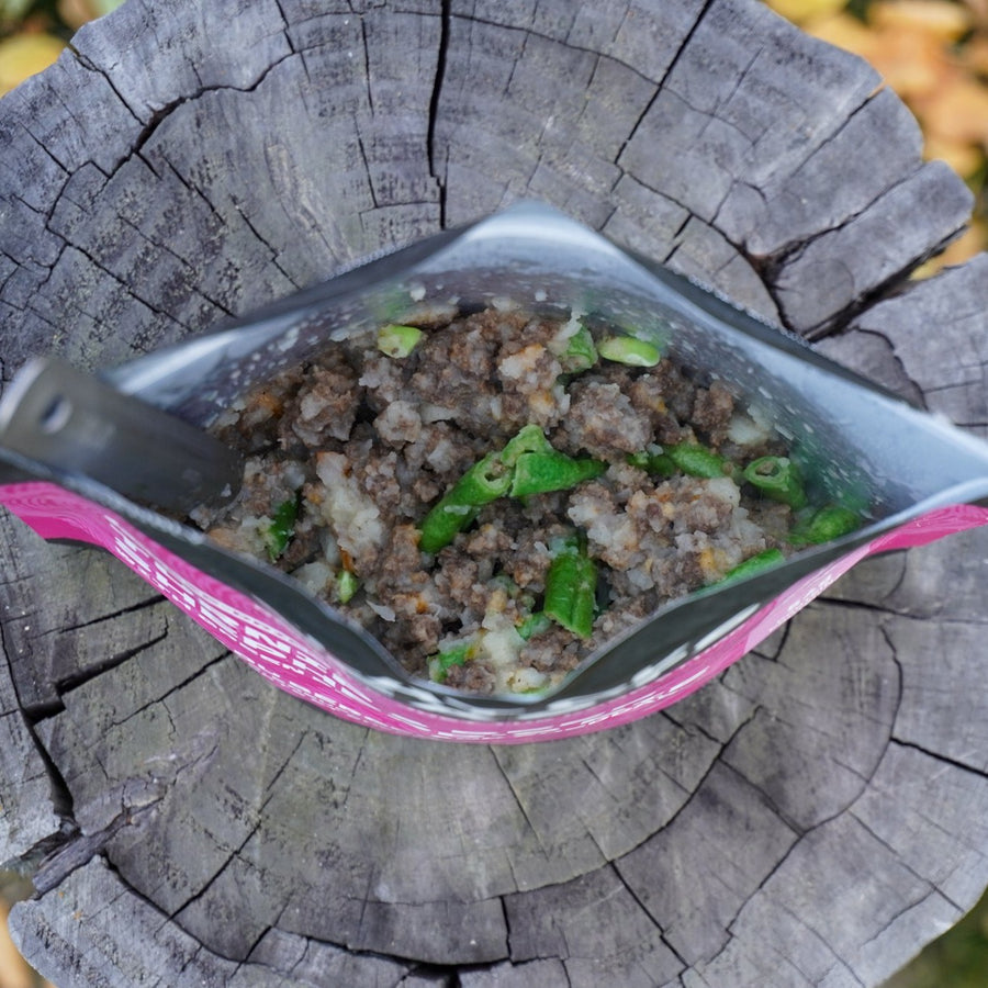 Just-add-water freeze-dried beef shepherd’s pie ready in 5 minutes