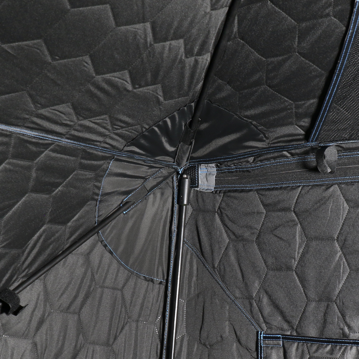 Super tough 900 denier fabric and extra large 11mm poles for stability