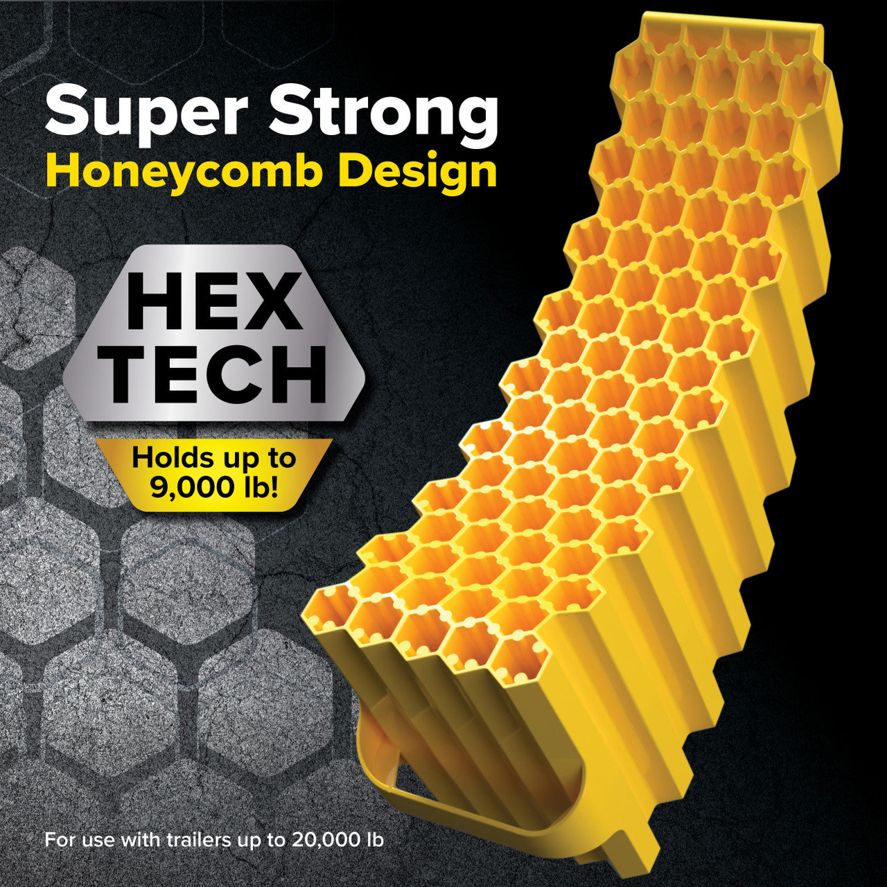 Camco Curved Trailer Aid with Chock and Pad