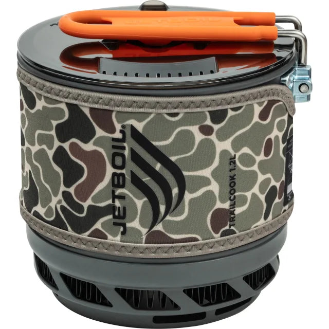 Jetboil TrailCook 1.2L stove packed inside cooking pot