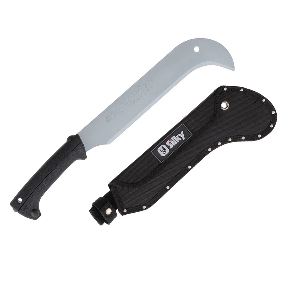 Silky YOKI 270mm Japanese Chopper Machete with Durable Blade and Custom-Fitted Carrying Case