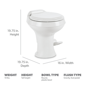 Dometic 300 RV toilet lightweight