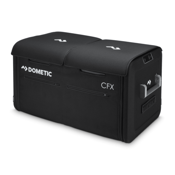 Dometic CFX5 PC75 cooler cover made with rugged EVA foam and 1200D nylon in slate mist color

