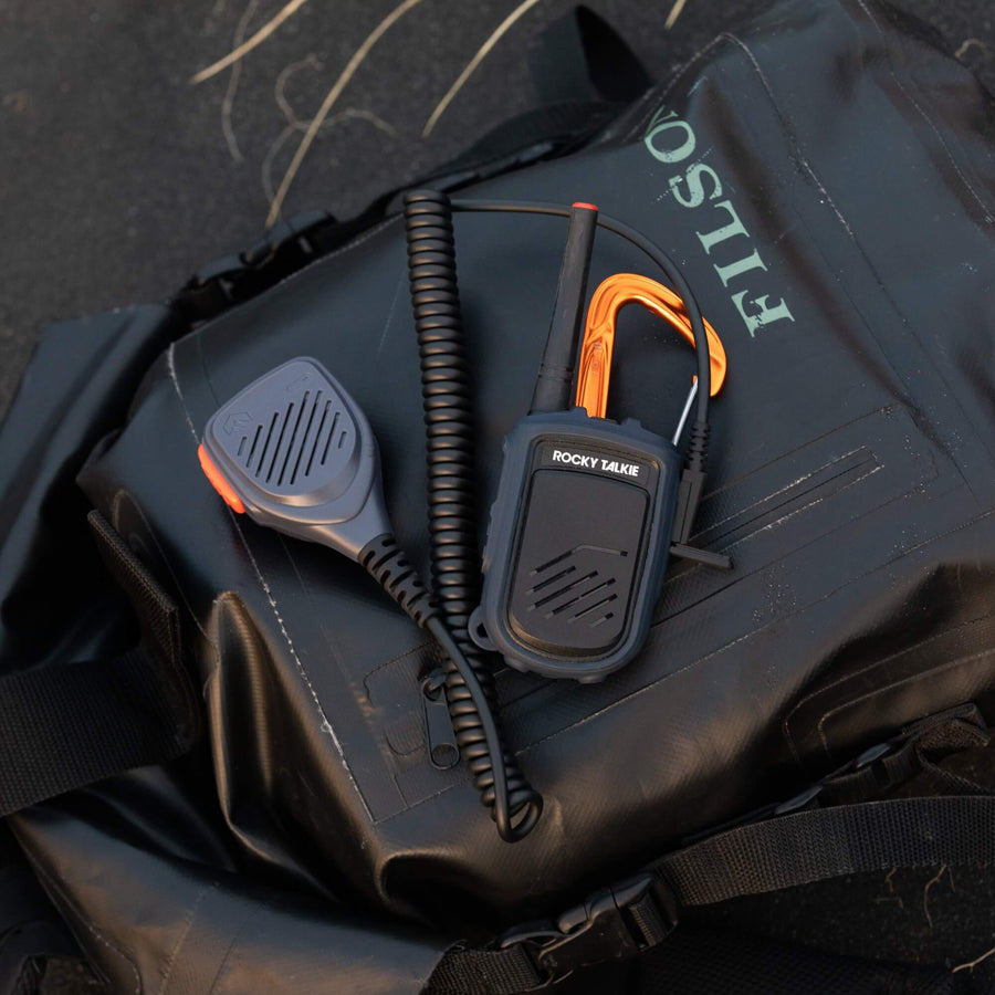Rocky Talkie hand microphone with K1 dual-pin connector