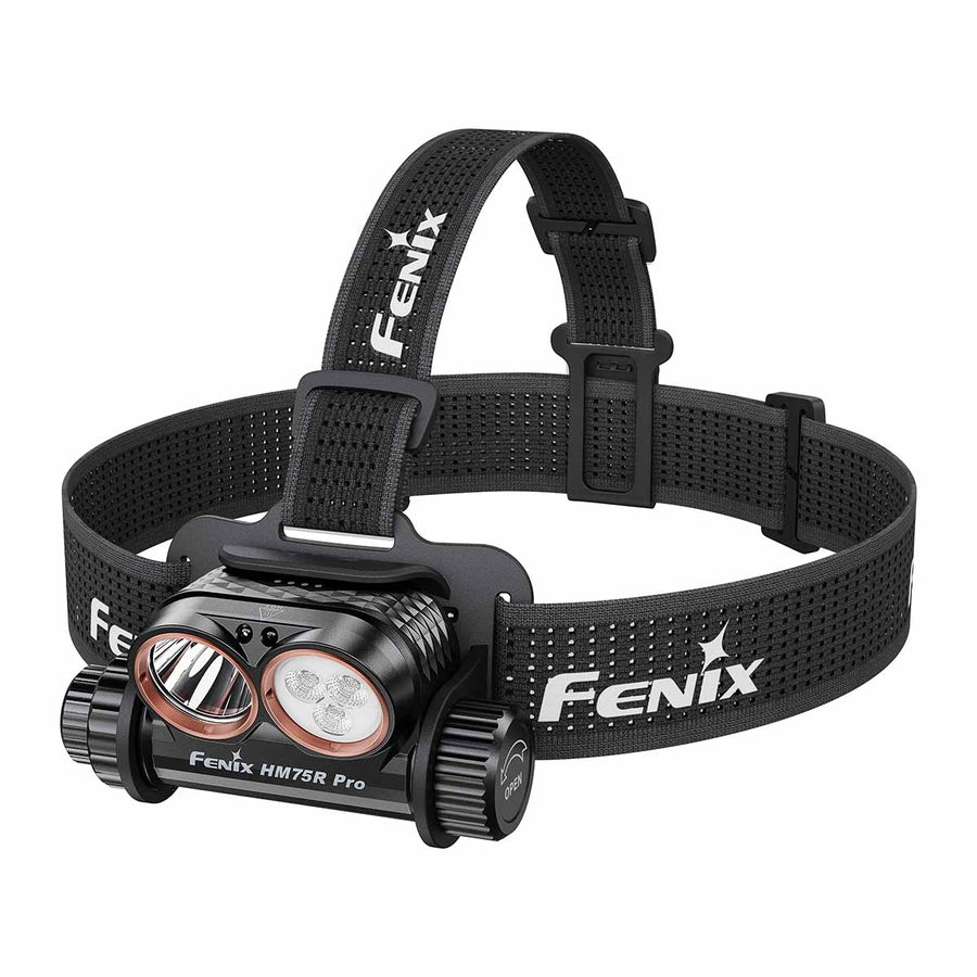 Fenix HM75R PRO rechargeable headlamp with 3500 lumens and magnesium alloy body
