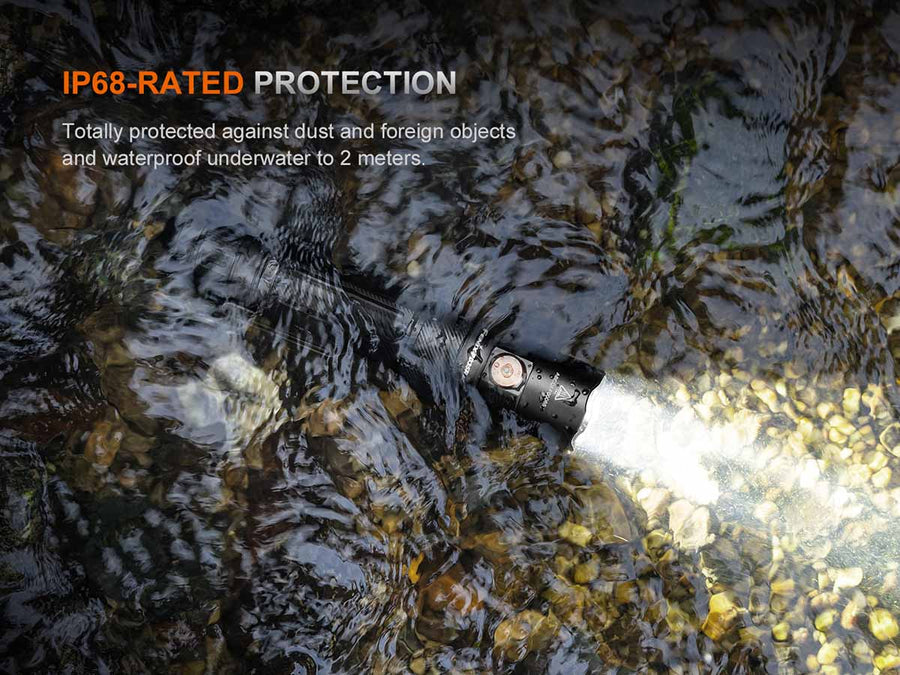 Fenix PD35R ACE outdoor flashlight with durable aluminum body