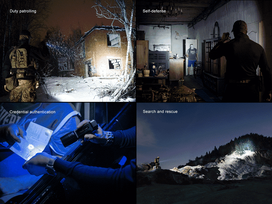 Fenix TK35R 5800 lumen flashlight with 105 hour runtime
